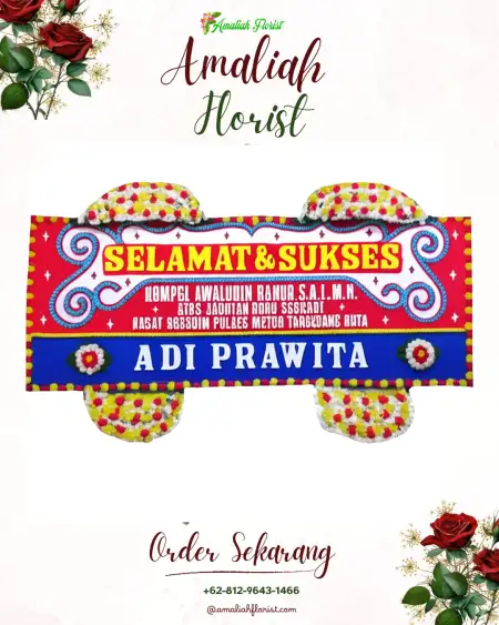 Papan Bunga Ucapan Selamat Sadomas